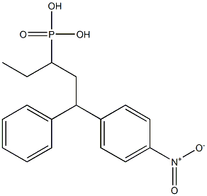 ETHYL4-NITROPHENYL3-PHENYLPROPYLPHOSPHONATE 结构式