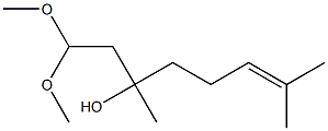 HYDROXYDIHYDROCITRONELLALDIMETHYLACETAL 结构式