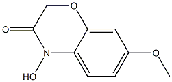 1,4-BENZOXAZIN-3-ONE,4-HYDROXY-7-METHOXY 结构式