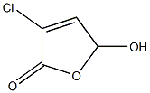 3-CHLORO-5-HYDROXY-2(5H)-FURANONE 结构式