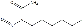 1-NITROSO-N-HEXYLUREA 结构式