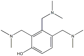 TRI(DIMETHYLAMINOMETHYL)PHENOL 结构式