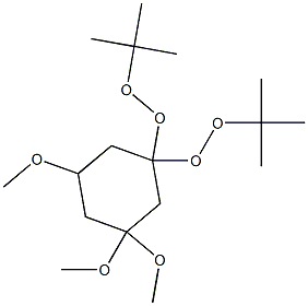 1,1-DI-TERT-BUTYLPEROXY-3,3,5-TRIMETHOXYCYCLOHEXANE 结构式