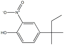 4-(1,1-DIMETHYLPROPYL)-2-NITROPHENOL 结构式