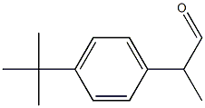 Benzeneethanal, 4-[1,1-dimethylethyl]-alpha.-methyl- 结构式
