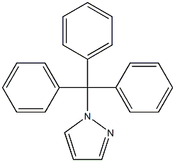 1-Triphenylmethylpyrazole 结构式