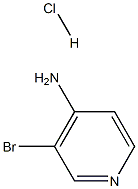 3-Bromopyridin-4-ylaminehydrochloride 结构式