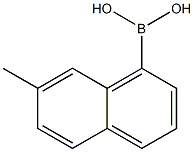 7-Methyl-1-naphthaleneboronicacid 结构式