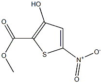 2-甲酸甲酯-3-羟基-5-硝基噻吩 结构式