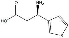 (R)-3-Amino-3-(3-thienyl)-propanoic acid 结构式