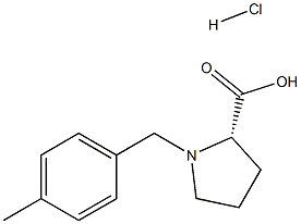 (R)-alpha-(4-methyl-benzyl)-proline hydrochloride 结构式
