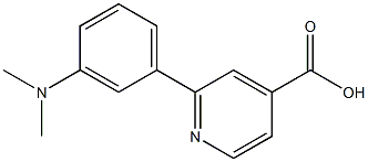 2-(3-Dimethylaminophenyl)-isonicotinic acid 结构式