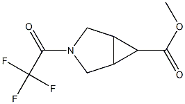 3-(2,2,2-Trifluoro-acetyl)-3-aza-bicyclo[3.1.0]hexane-6-carboxylic acid methyl ester 结构式