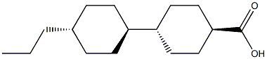 反-4- (反-4-丙基环己基)环己基甲酸 结构式