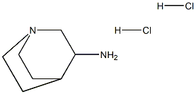 (dl)-3-Aminoquinuclidine dihydrochloride 结构式