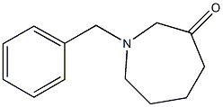 1-苄基-3-氮杂环庚酮 结构式