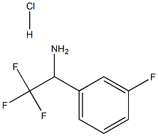 Α-三氟甲基-3-氟苄胺盐酸盐 结构式