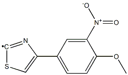 [4-(4-Methoxy-3-nitro-phenyl)-thiazol-2-yl]- 结构式