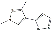 1',3'-Dimethyl-2H,1'H-[3,4']bipyrazolyl-5- 结构式