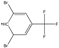 2,6-Dibromo-4-(trifluoromethyl)phenyl 结构式