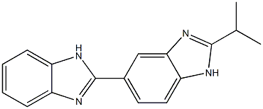 2'-Isopropyl-3H,1'H-[2,5']bibenzoimidazolyl-5- 结构式