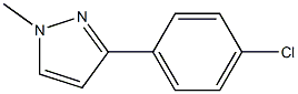 3-(4Chlorophenyl)-1-methyl-1H-pyrazole 结构式