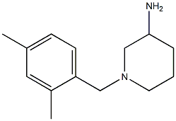 1-(2,4-dimethylbenzyl)piperidin-3-amine 结构式