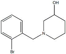 1-(2-bromobenzyl)piperidin-3-ol 结构式