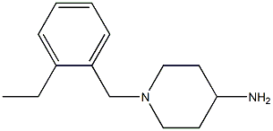 1-(2-ethylbenzyl)piperidin-4-amine 结构式