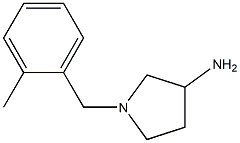 1-(2-methylbenzyl)pyrrolidin-3-amine 结构式