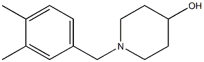 1-(3,4-dimethylbenzyl)piperidin-4-ol 结构式