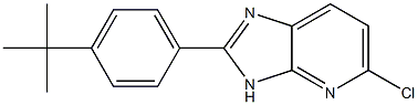 2-(4-tert-butylphenyl)-5-chloro-3H-imidazo[4,5-b]pyridine 结构式
