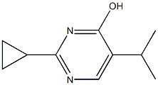 2-cyclopropyl-5-(1-methylethyl)pyrimidin-4-ol 结构式