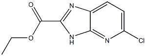 ethyl 5-chloro-3H-imidazo[4,5-b]pyridine-2-carboxylate 结构式