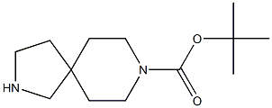 2,8-DIAZA-SPIRO[4.5]DECANE-8-CARBOXYLIC ACID TERT-BUTYL ESTER 结构式