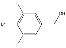 4-溴-3,5-二碘苯甲醇 结构式