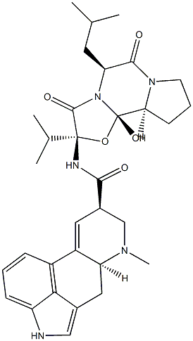 麦角异隐亭碱 结构式