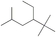 2,2,5-trimethyl-3-ethylhexane 结构式