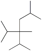 2,3,5-trimethyl-3-isopropylhexane 结构式