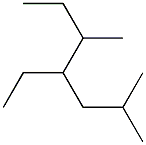 2,5-dimethyl-4-ethylheptane 结构式