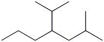 2-methyl-4-isopropylheptane 结构式