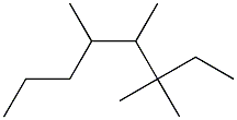 3,3,4,5-tetramethyloctane 结构式