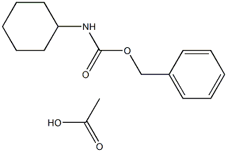 S-ALPHA(PHENYLMETHOXY)CARBONYLAMINO-CYCLOHEXANE ACETIC ACID 结构式