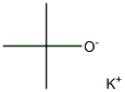 POTASSIUM T BUTOXIDE 20 % IN THF 结构式