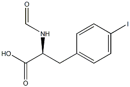 N-FORMYL-4-LODO-L-PHENYLALANINE 结构式