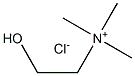 CHOLINE CHLORIDE 50% ON SILICA CARRIER 结构式