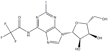 TFA & 2-IODOADENOSINE 结构式