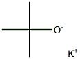 POTASSIUM TERT-BUTOXIDE (15% IN T-BUTANOL) 结构式