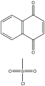 1,4-NAPTHOQUINONE& METHANE SULPHONYL CHLORIDE 结构式