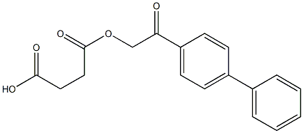 丁二酸苯基苯甲醯甲酯 结构式